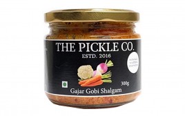 The Pickle Co. Gajar Gobi Shalgam   Glass Jar  300 grams
